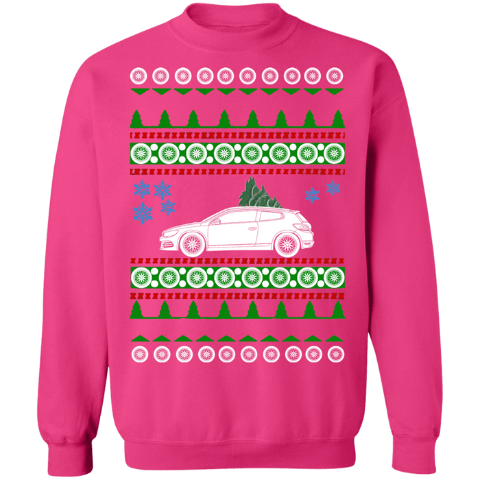 German car like a MK3 Scirocco Ugly Christmas Sweater Sweatshirt