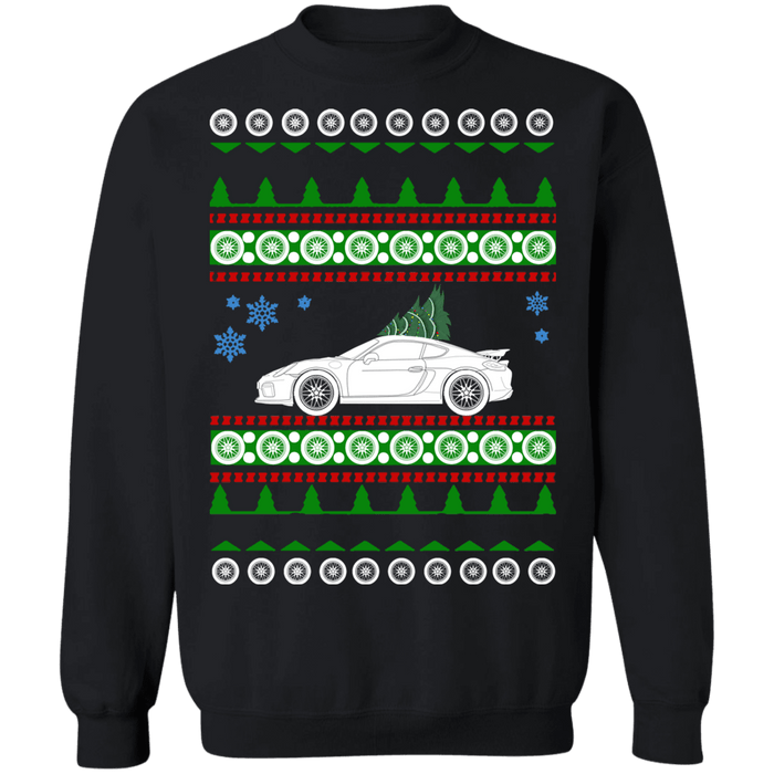 German Car like Porsche 2018 Cayman GT4 Ugly Christmas Sweater Sweatshirt sweatshirt