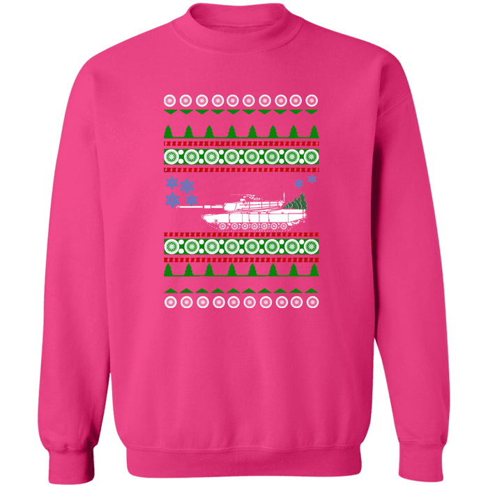 M-1 Abrams Tank M1 Ugly Christmas Sweater Sweatshirt