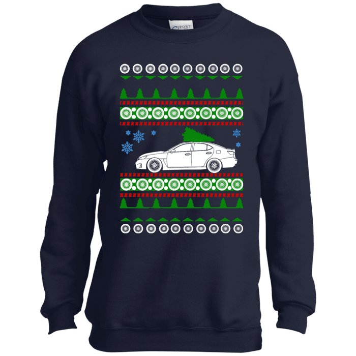 Lexus IS-F Youth Kids Ugly Christmas Sweater