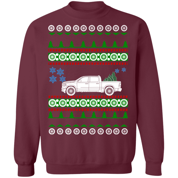 american car or truck like a  1500 ram truck Ugly christmas sweater 2019+