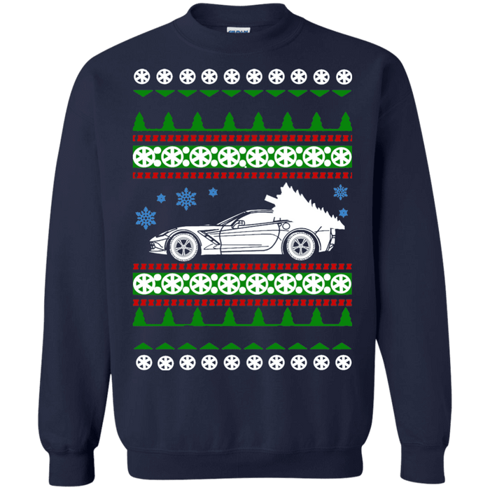 Corvette C7 Ugly Christmas Sweater sweatshirt