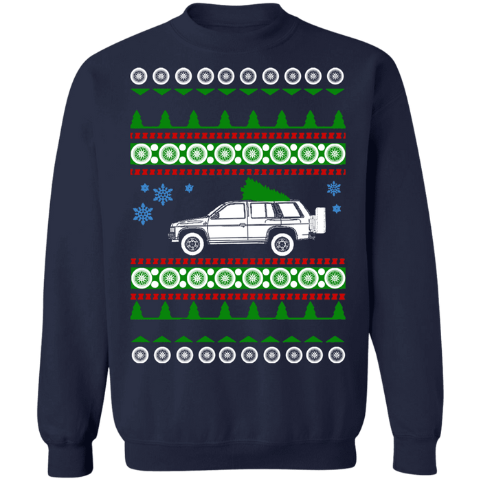 SUV Nissan Pathfinder 1995 Ugly Christmas Sweater sweatshirt