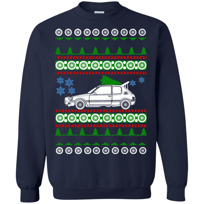 Peugot 205 T16 Evo2 Ugly Christmas Sweater sweatshirt