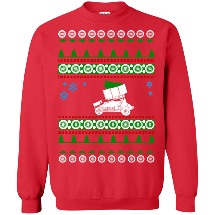 Sprint Car ugly christmas Sweater sweatshirt