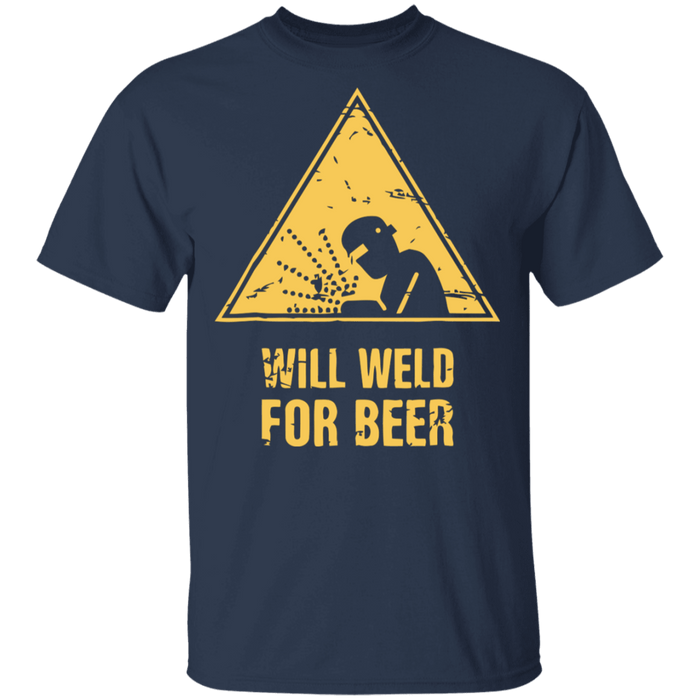 Will weld for beer t-shirt