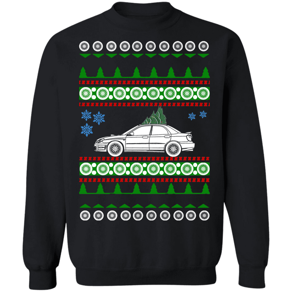 Japanese Car WRX STI  Hawkeye Ugly christmas sweater