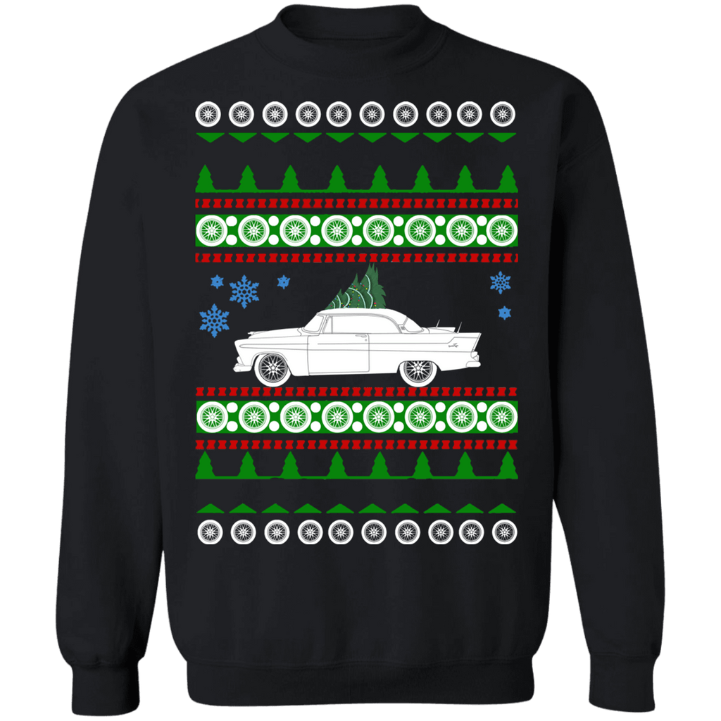 Plymouth Fury 1956 ugly christmas sweater sweatshirt sweatshirt