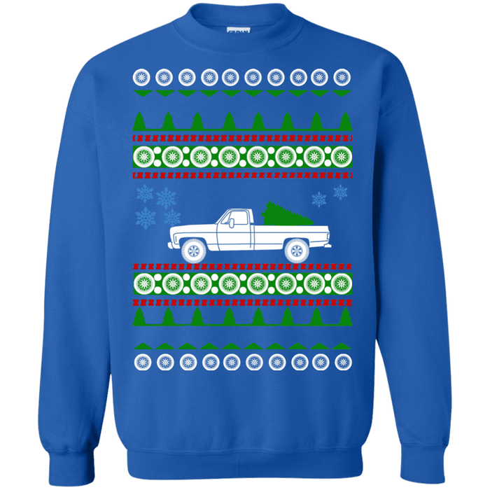 Chevrolet C30 Cheyenne Camper Special Ugly Christmas Sweater sweatshirt