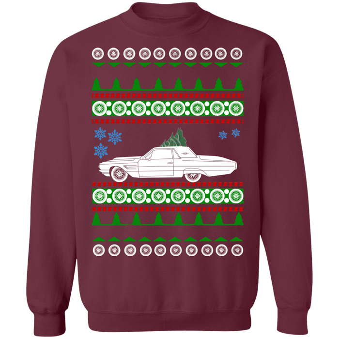 Ford 4th gen thunderbird ugly christmas sweater