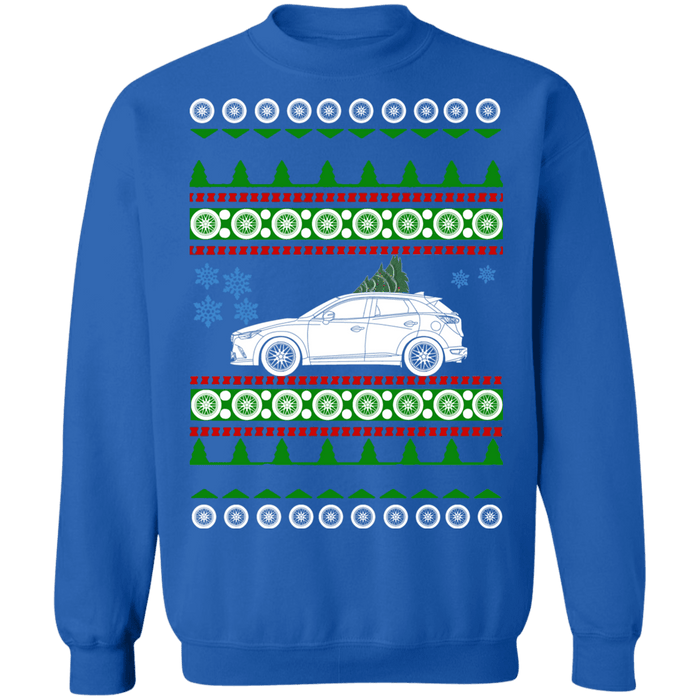 mazda CX-3 ugly christmas sweater