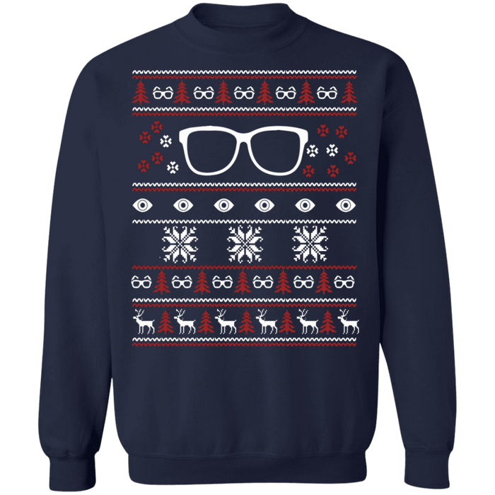 Optometry Optometrist Ugly Christmas Sweater Dr MD sweatshirt