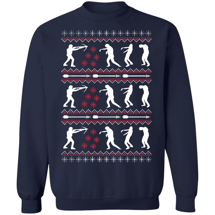 Zombie Archery Ugly Christmas Sweater