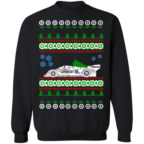 German race car 962 Porsche style ugly christmas sweater sweatshirt