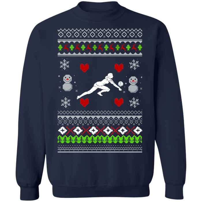 Volleyball Ugly Christmas Sweater Sweatshirt