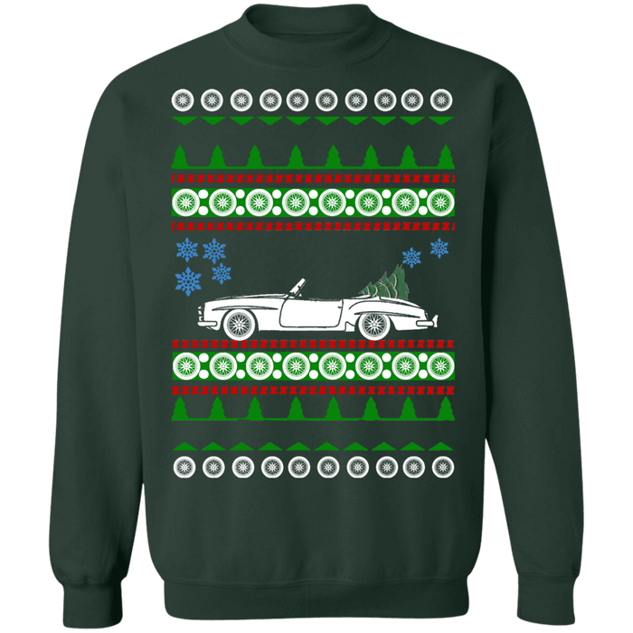 German Car 1959 Mercedes 190 SL Ugly christmas sweater