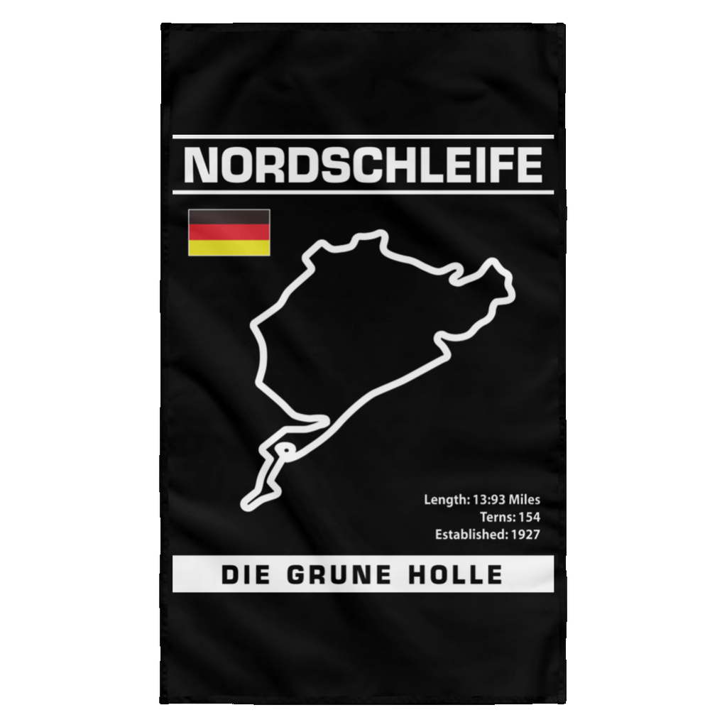 Nordschleife Die Grune Holle Wall Flag Nurburgring
