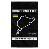 Nordschleife Die Grune Holle Wall Flag Nurburgring