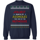 Jolliest Bunch of Assholes Ugly Christmas Sweater sweatshirt