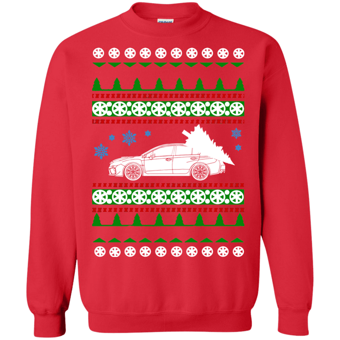 Japanese Car 2017 WRX STI sedan Ugly Christmas Sweater sweatshirt