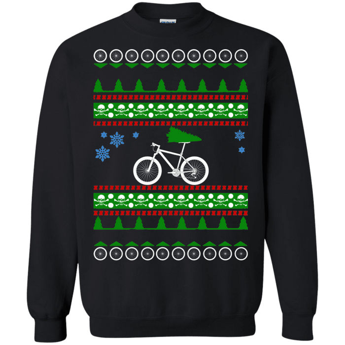 Mountain Bike ugly christmas sweater sweatshirt