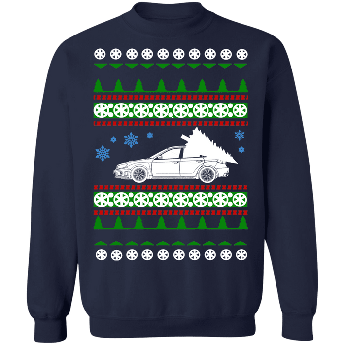 Japanese Car like STI Hatchback Ugly Christmas Sweater Sweatshirt sweatshirt