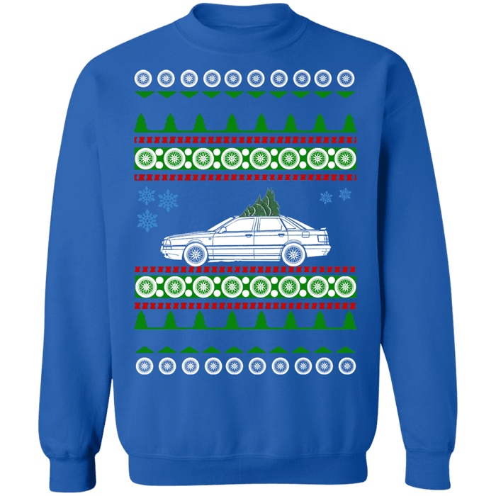 German Car Audi 90 ugly christmas sweater