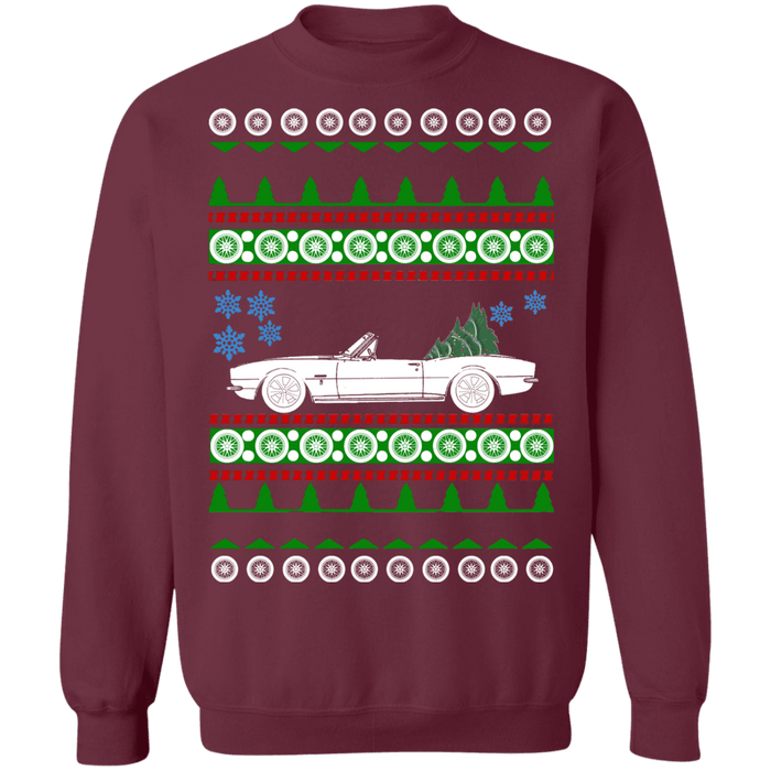 car like a 1967 Camaro Convertible Ugly Christmas Sweater Sweatshirt