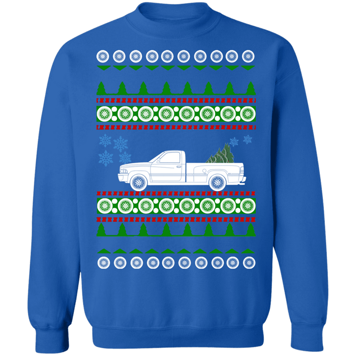 2nd gen american car or truck like a  Ram Ugly Christmas Sweater 1994