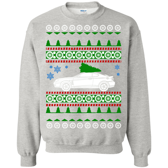 Hyundai Tiburon 2nd gen ugly christmas sweater sweatshirt