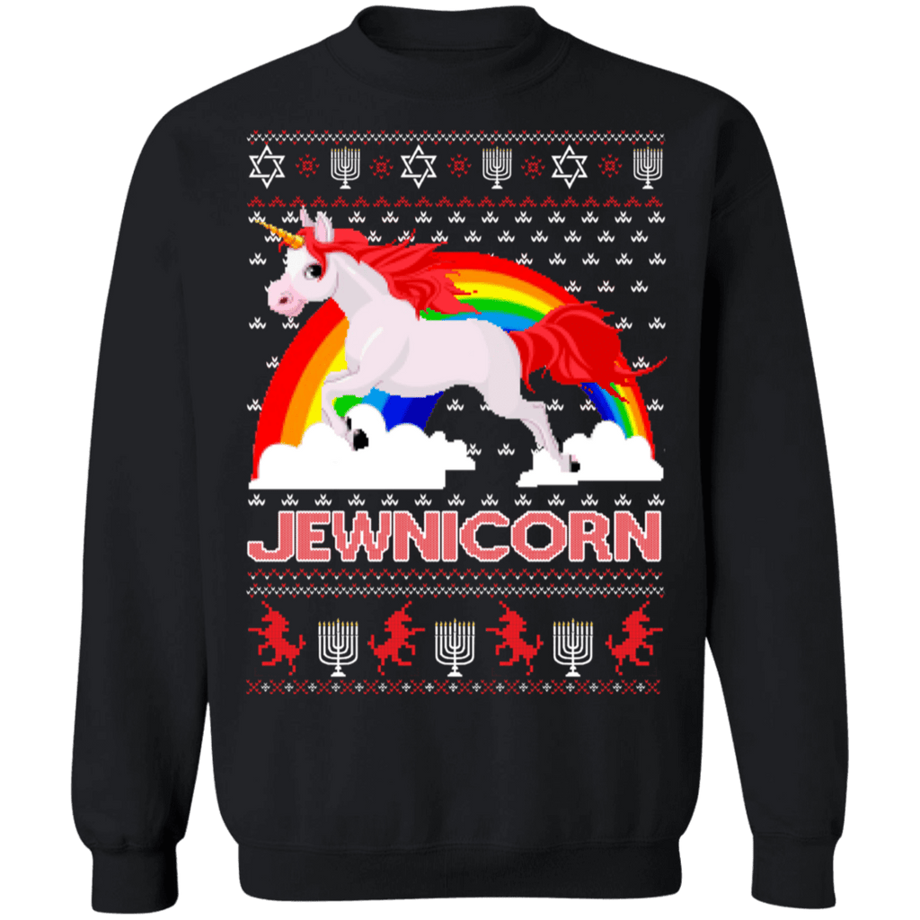 Jewnicorn version 2 Ugly Christmas Sweater sweatshirt