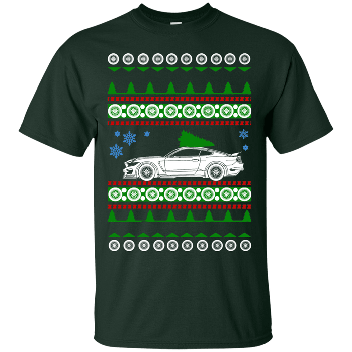 Mustang Shelby GT350R Ugly Christmas T-shirt sweatshirt