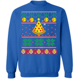 Pizza Slice Ugly Christmas Sweater Holiday sweatshirt