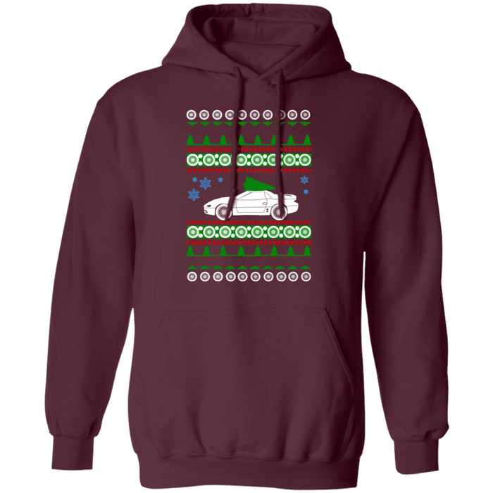 Mitsubishi 3000GT VR4 Ugly Christmas Sweater Hooded Sweatshirt