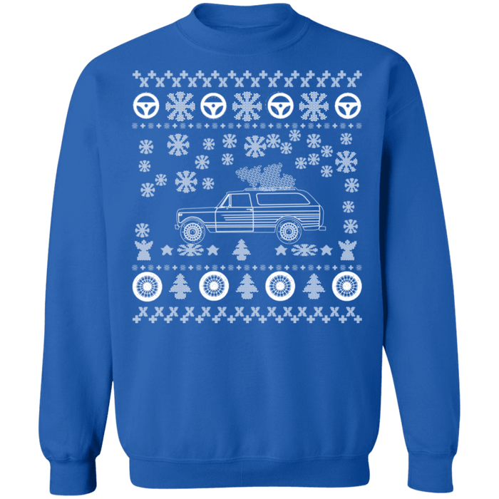 V2 International harvester scout traveler ugly christmas sweater