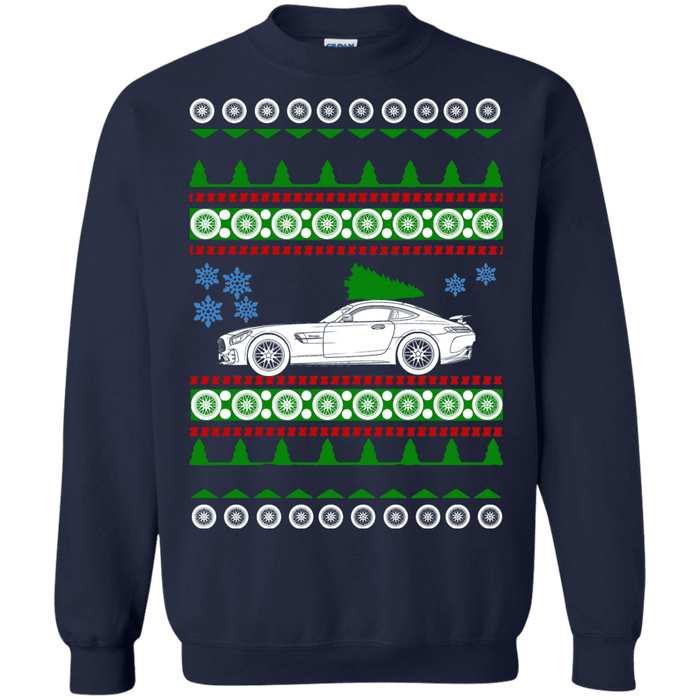 German Car Mercedes 2017 AMG GTR Ugly Christmas Sweater sweatshirt