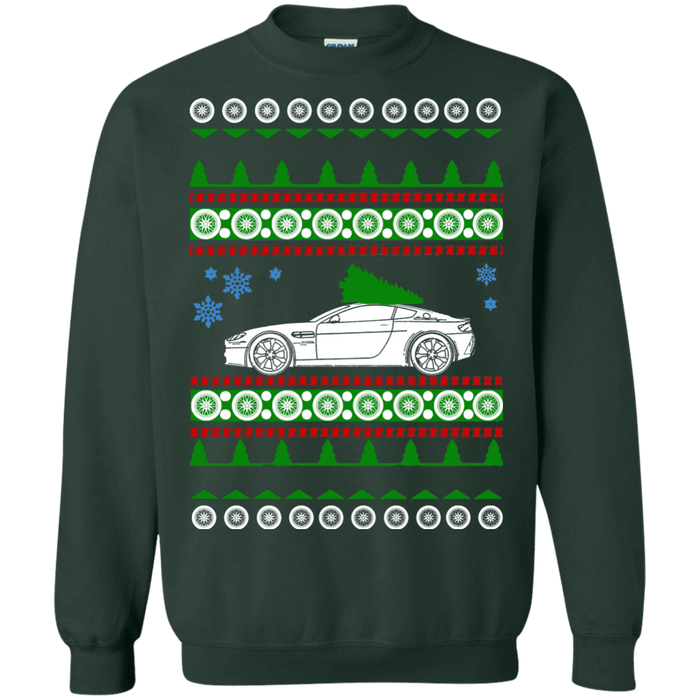 aston martin vantage ugly christmas sweater shirt