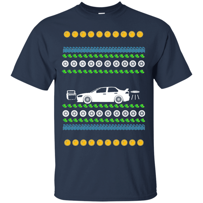 Mitsubishi Lancer Evo X Ugly Summer "Christmas" t-shirt