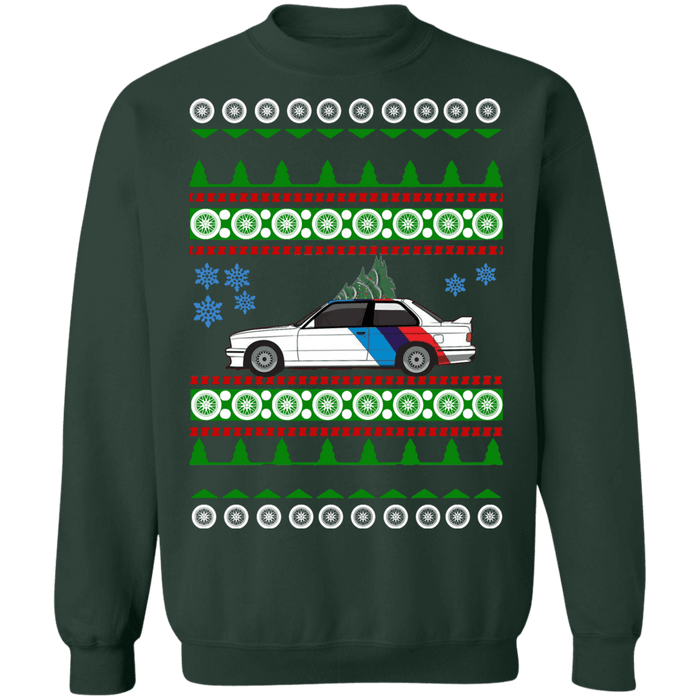 German Car like E30 M3 BMW Ugly Christmas Sweater new version 3