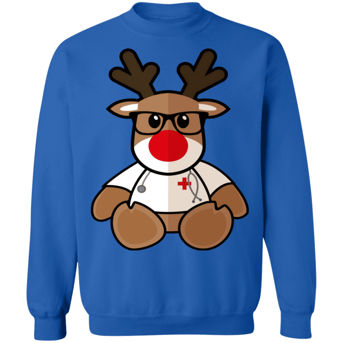 Nurse Reindeer Nursing Ugly Christmas Sweater Sweatshirt