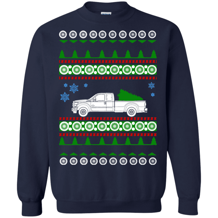 Ford F350 dually pick up ugly christmas sweater sweatshirt