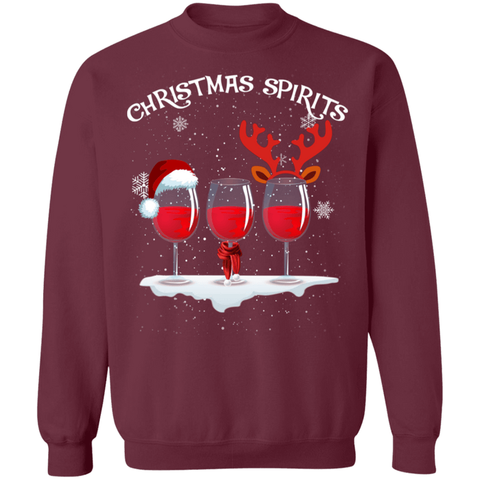 Funny Christmas Spirits Ugly Christmas Sweater