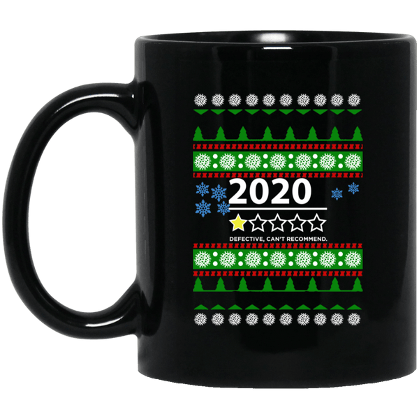 2020 1 star review ugly christmas mug ver 2