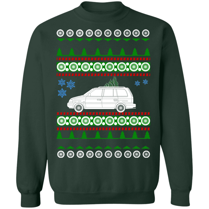 Mazda MPV Minivan Ugly christmas sweater 1st gen