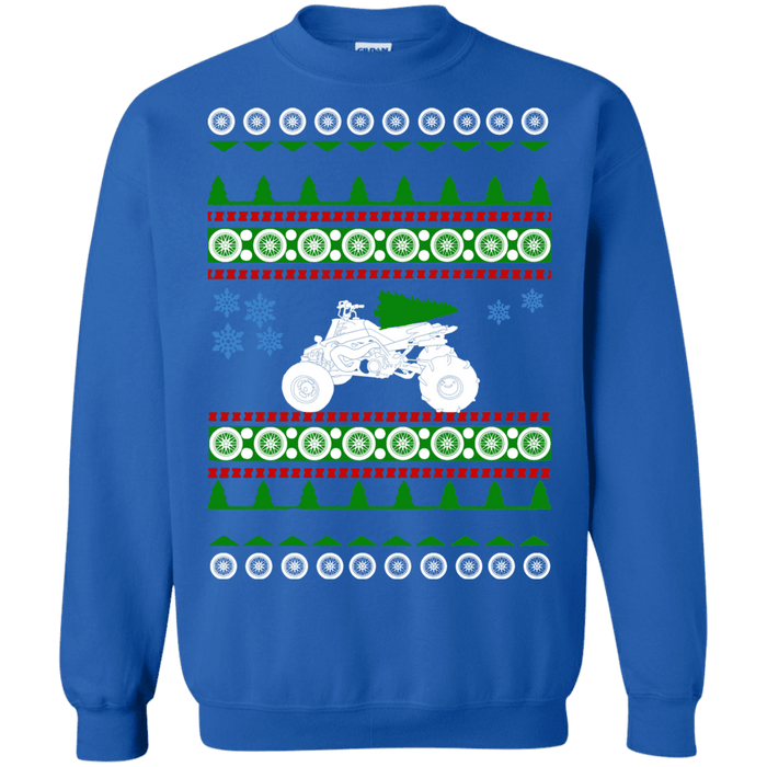 Yamaha Banshee ATV Ugly Christmas Sweater 4 wheeler sweatshirt