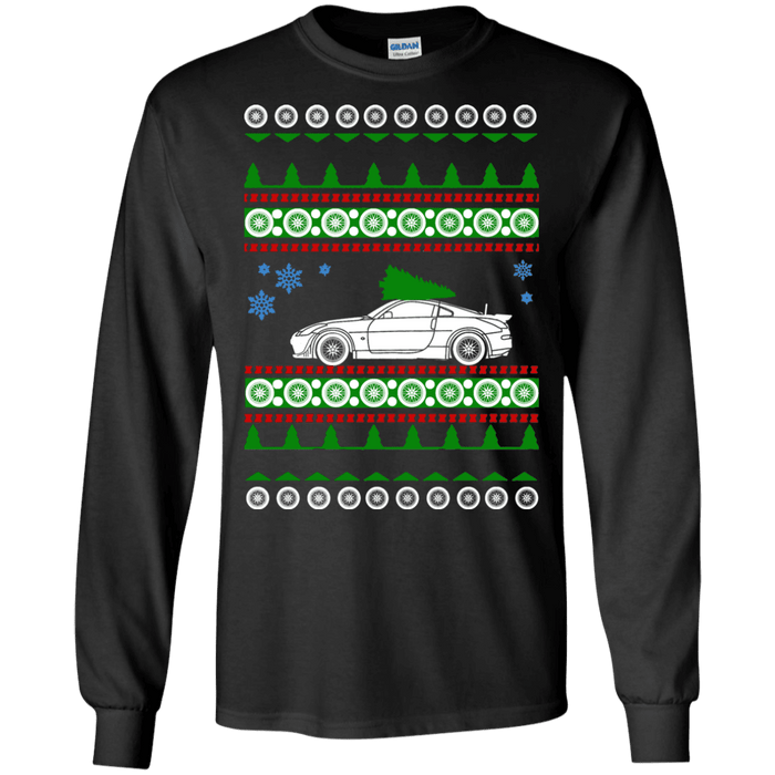 Nissan 350Z ugly christmas "sweater" long sleeve t-shirt sweatshirt