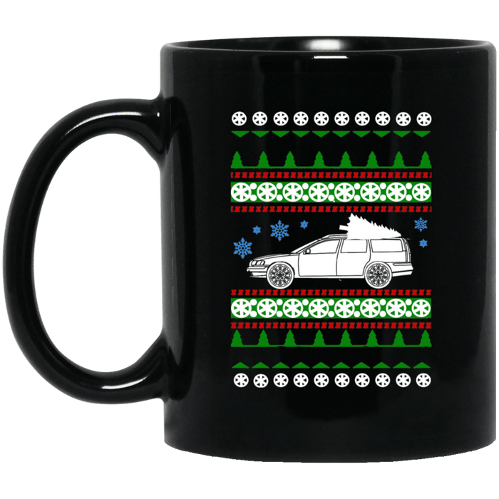 Volvo V70R ugly Christmas Sweater Mug