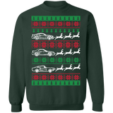 Generations of Ford Mustangs Ugly Christmas Sweater
