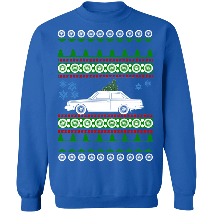 Car like 1978 Swedish Car like a  242 DL Ugly Christmas Sweater 242DL