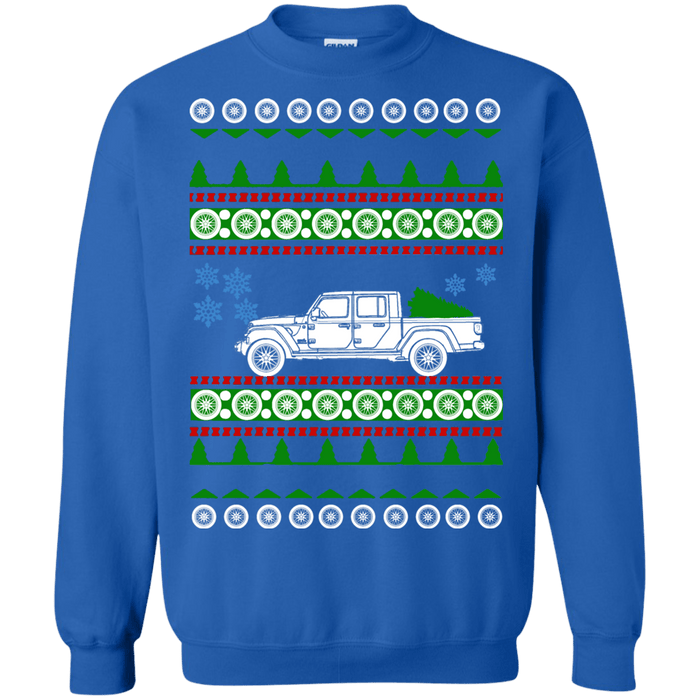 Pick Up off road american vehicle Gladiator Ugly Christmas Sweater sweatshirt